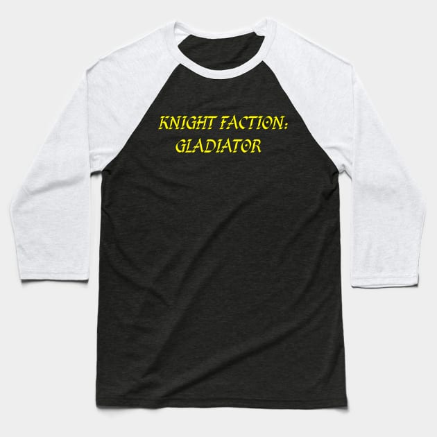 Gladiator Baseball T-Shirt by Olympian199